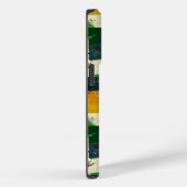 Abstracte groene en gele blokken met aangepaste na Case-Mate iPhone case (Achterkant / Rechts)