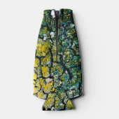 Abstracte groene en gele boom flesjeskoeler (Achterkant)