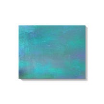 Abstracte Groene en Paarse Sereniteit