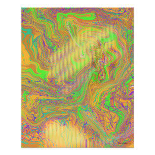 Abstracte groene fotovergroting foto afdruk