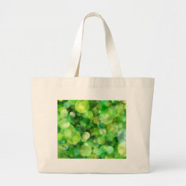 Abstracte groene gekleurde vlekken grote tote bag