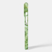 Abstracte groene gekreukelde versnipperde papieren Case-Mate iPhone case (Achterkant / Links)