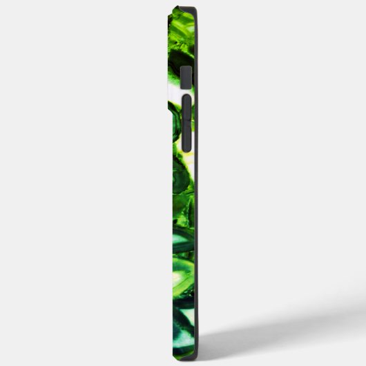 Abstracte groene geode, groene gemstone Case-Mate iPhone case (Achterkant / Links)