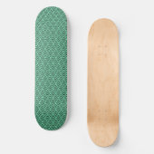 Abstracte Groene Golf Persoonlijk Skateboard (Voorkant)