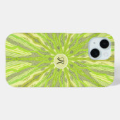Abstracte groene Hoesje-Mate iPhone hoesje (Achterkant (horizontaal))