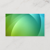 Abstracte Groene Home Verpleegdienst Kaart Visitekaartje (Achterkant)