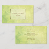 Abstracte groene limoen texture.text. visitekaartje (Voorkant / Achterkant)