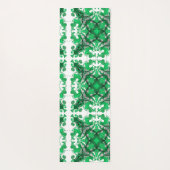 Abstracte groene mandala psychedelische vlinder we yogamat (Achterkant)