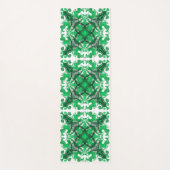 Abstracte groene mandala psychedelische vlinderdra yogamat (Voorkant)