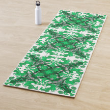 Abstracte groene mandala psychedelische vlinderdra