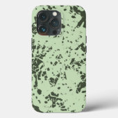 Abstracte Groene Marmer met Splashes van Verf Case-Mate iPhone Case (Achterkant)