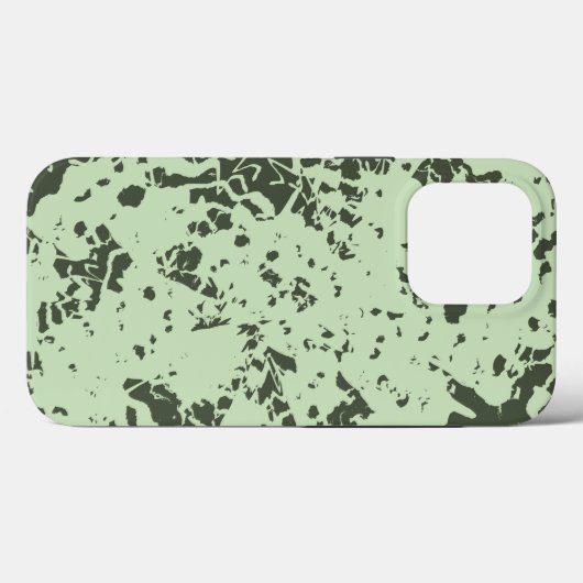Abstracte Groene Marmer met Splashes van Verf Case-Mate iPhone Case (Achterkant (horizontaal))