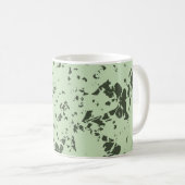 Abstracte Groene Marmer met Splashes van Verf Koffiemok (Voorkant rechts)