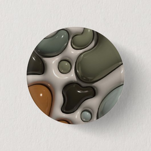 Abstracte groene marmer | Moderne esthetiek Ronde Button 3,2 Cm (Voorkant)