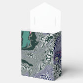 Abstracte Groene Marmeren Wervelkunst Favoriete do Bedankdoosjes (Geopend)