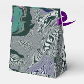 Abstracte Groene Marmeren Wervelkunst Favoriete do Bedankdoosjes (Achterkant)