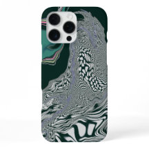 Abstracte Groene Marmeren Wervelkunst iPhone Case