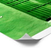 Abstracte groene muur poster (Hoek)