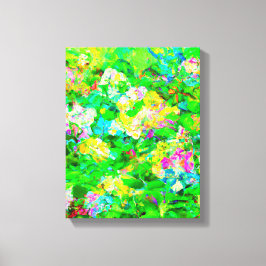 Abstracte groene Natuur kunst Canvas Afdruk