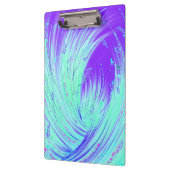 Abstracte groene paarse betoverde tuin klembord (Links)