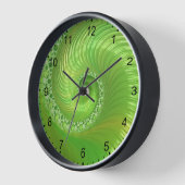 Abstracte groene spiraalfractaal (Hoek)