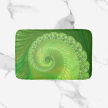 Abstracte groene spiraalfractaal