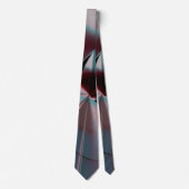 Abstracte groene tot bruine chocolade stropdas (Voorkant)
