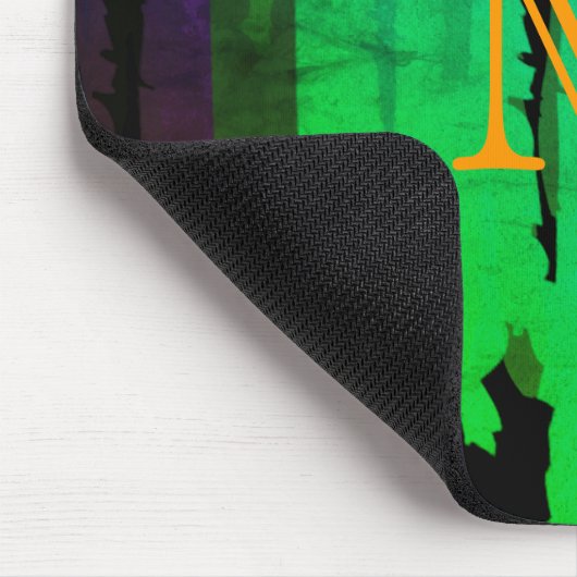 Abstracte groene Waterverf Splatter Art  Muismat (Hoek)