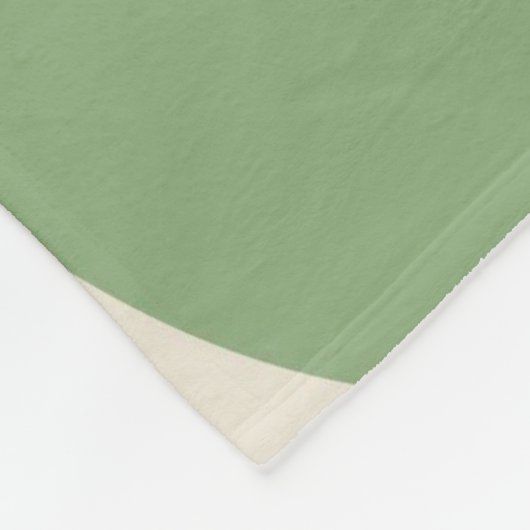 Abstracte groene Wavy Stripe Modern Spring Summer Fleece Deken (Hoek)