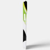 Abstracte groene witte en zwarte curve Case-Mate iPhone case (Achterkant / Rechts)