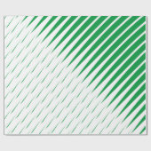 Abstracte Groene Witte Kunst Palmbladeren Patronen Cadeaupapier (Vlak)