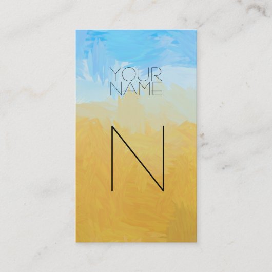 Abstracte groep visitekaartje (Voorkant)