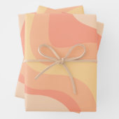  Abstracte Groovy Waves Bohemian Boho Art Inpakpapier Vel (In situ)