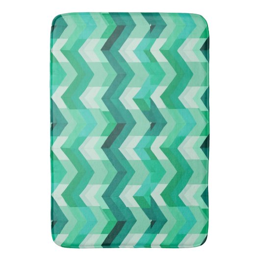 Abstracte grote Chevron Badmat (Voorkant Verticaal)