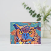 Abstracte Grote Meren Briefkaart (Staand voorkant)