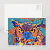 Abstracte Grote Meren Briefkaart (Voorkant / Achterkant)
