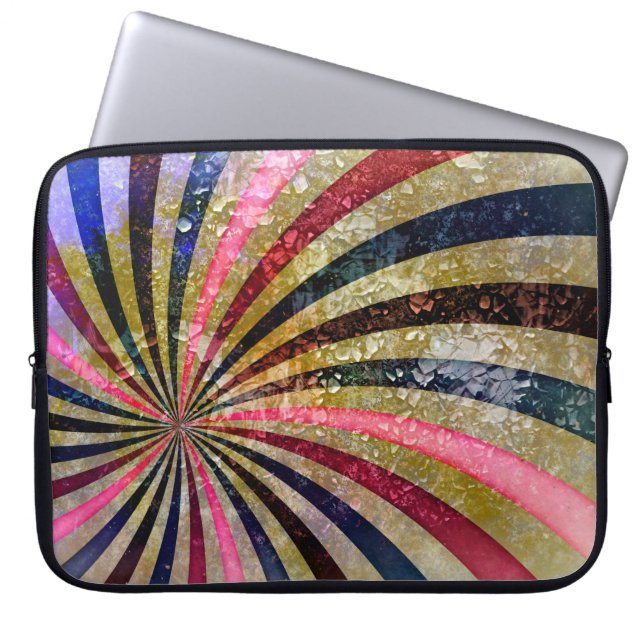 abstracte grunge background patternabstract, gerij laptop sleeve (Voorkant)