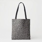 Abstracte grunge metaaltextuur tote bag (Voorkant)