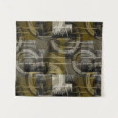 Abstracte grunge, monochroom bruin wandkleed (Voorkant (horizontaal))