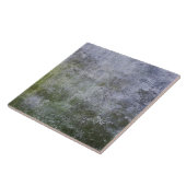 Abstracte Grunge Moss Covered Stone Wall textuur Tegeltje (Zijkant)