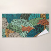 Abstracte Grunge: naadloos patroonontwerp. Badhanddoek (Badhanddoek)