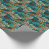 Abstracte Grunge: naadloos patroonontwerp. Cadeaupapier (Hoek)