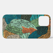 Abstracte Grunge: naadloos patroonontwerp. Case-Mate iPhone Case (Achterkant (horizontaal))