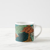 Abstracte Grunge: naadloos patroonontwerp. Espresso Kop (Rechts)