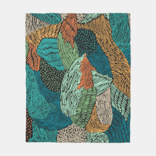 Abstracte Grunge: naadloos patroonontwerp. Fleece Deken