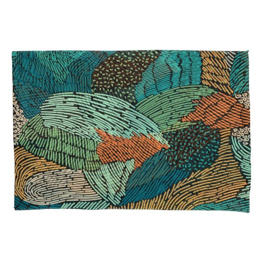 Abstracte Grunge: naadloos patroonontwerp. Kussensloop (Voorkant)