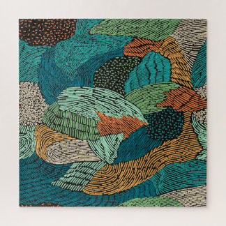 Abstracte Grunge: naadloos patroonontwerp. Legpuzzel