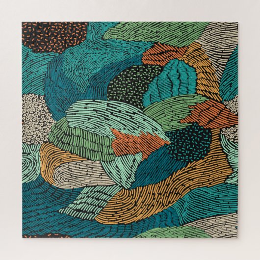 Abstracte Grunge: naadloos patroonontwerp. Legpuzzel (Verticaal)