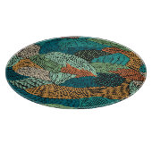 Abstracte Grunge: naadloos patroonontwerp. Snijplank (Hoek)