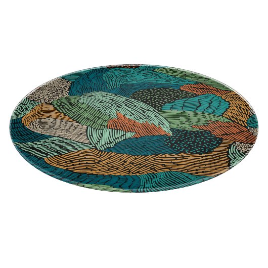 Abstracte Grunge: naadloos patroonontwerp. Snijplank (Hoek)